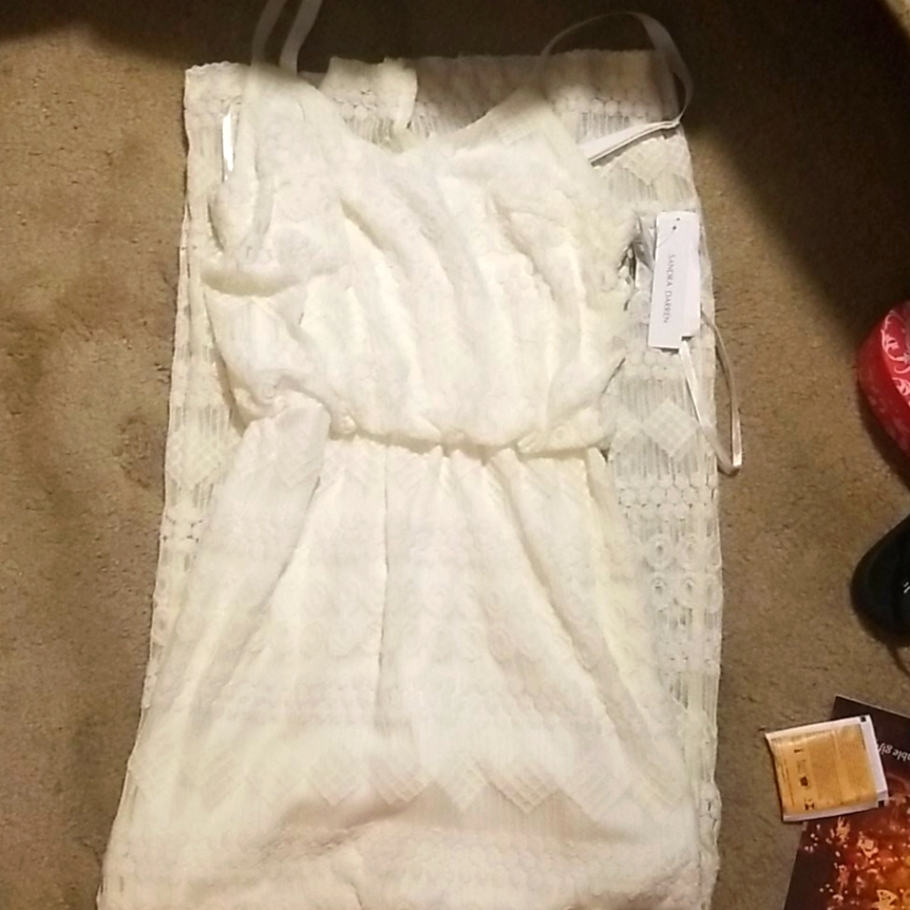 Off white long dress